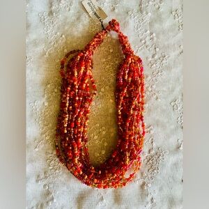 Colorful Fully Handcrafted Beaded Necklace